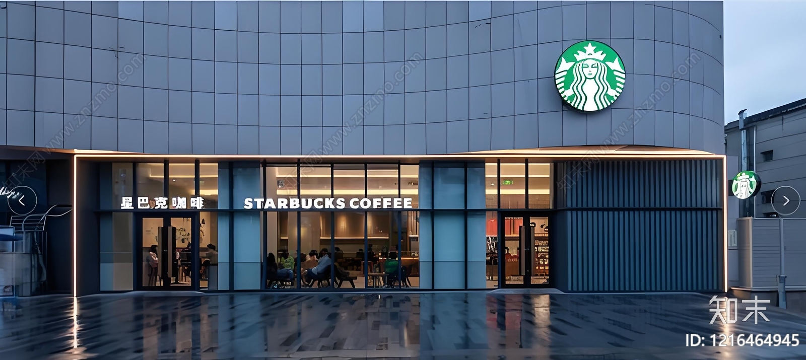 现代建筑外立面贴图下载【ID:1216464945】