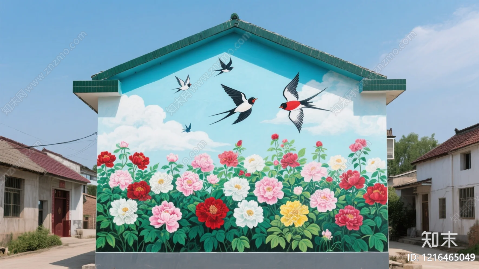 建筑外立面贴图下载【ID:1216465049】