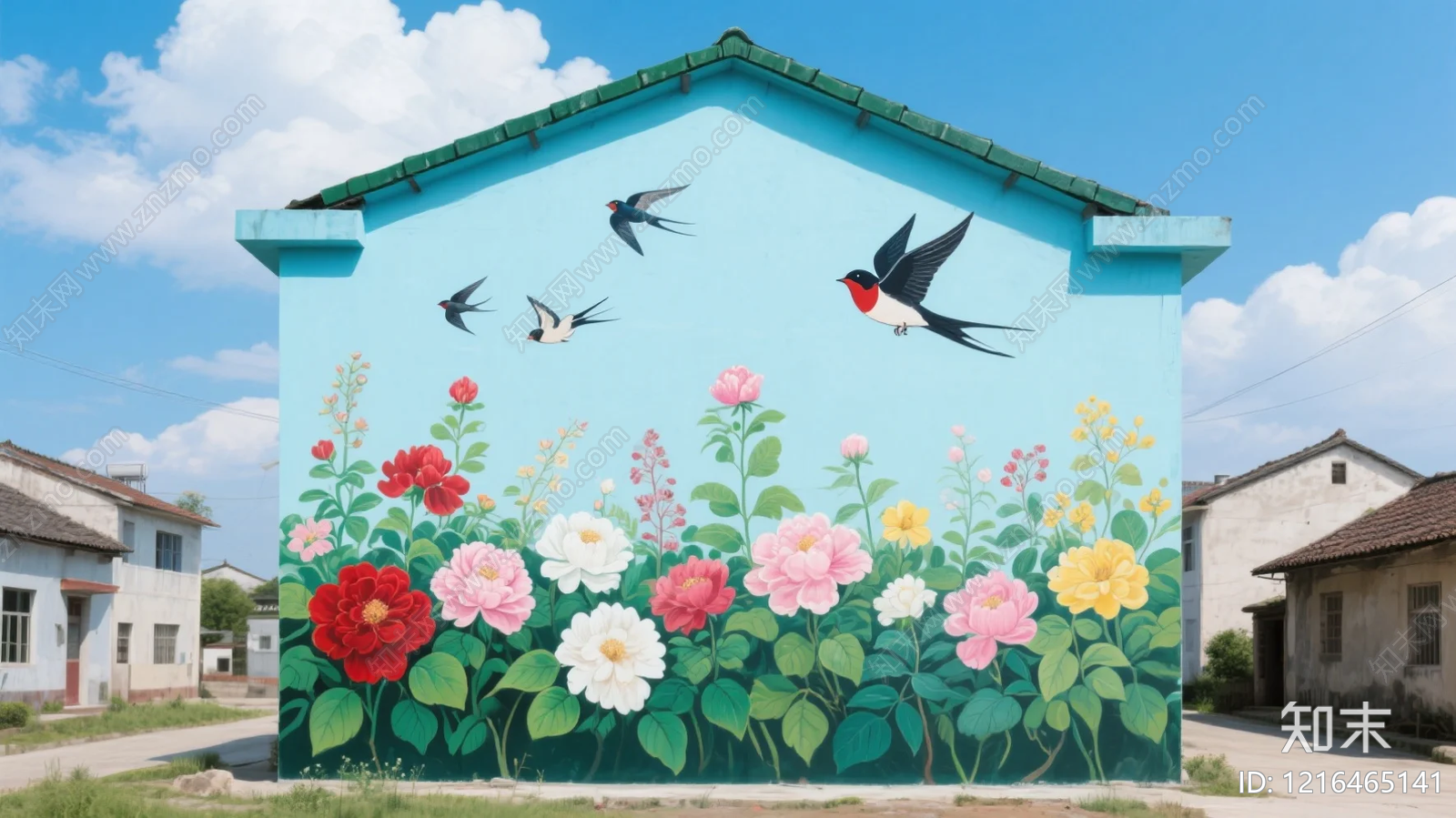 建筑外立面贴图下载【ID:1216465141】