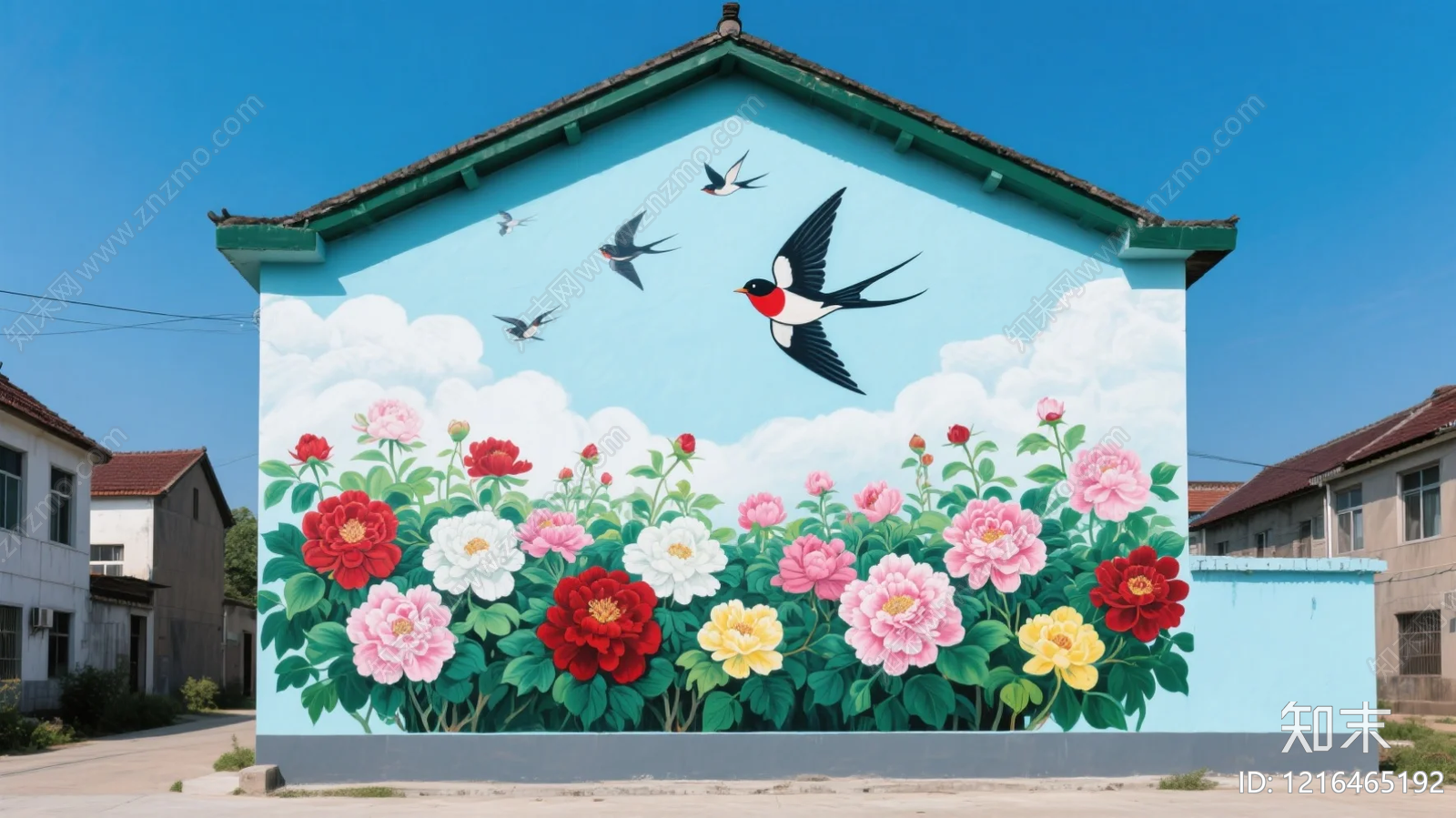 建筑外立面贴图下载【ID:1216465192】