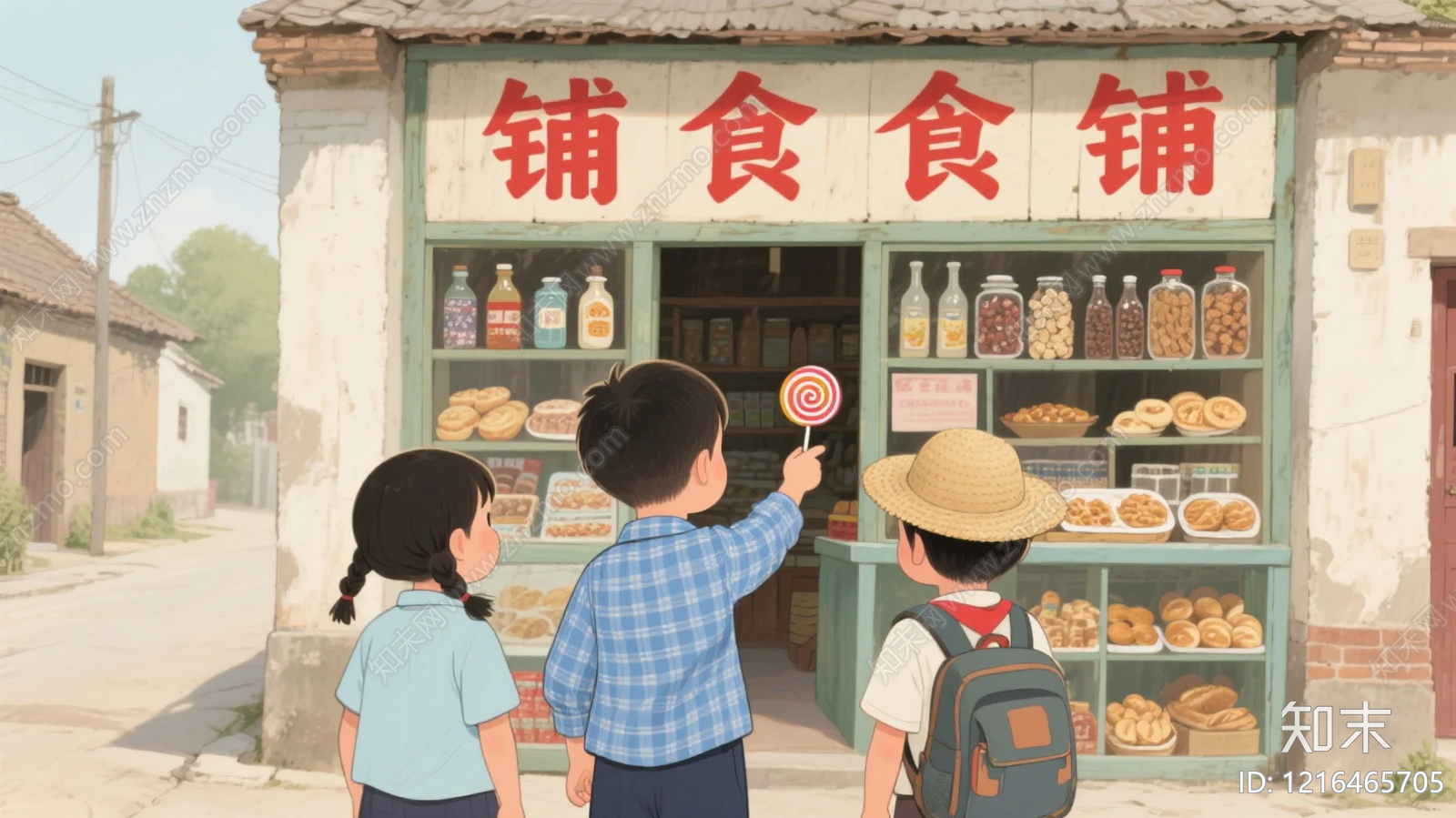 商铺贴图下载【ID:1216465705】