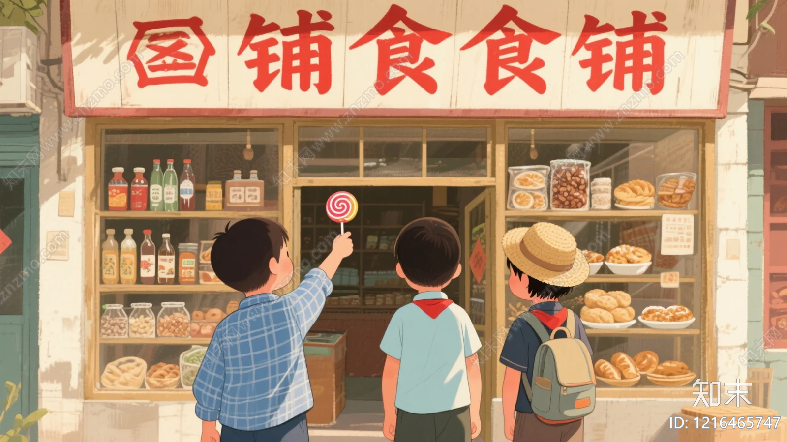 店铺贴图下载【ID:1216465747】