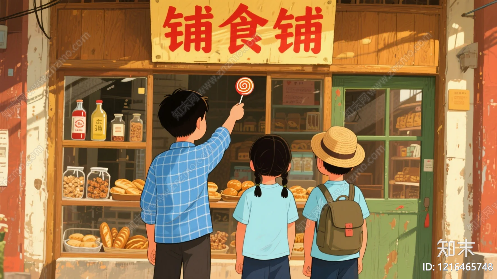 商铺贴图下载【ID:1216465748】