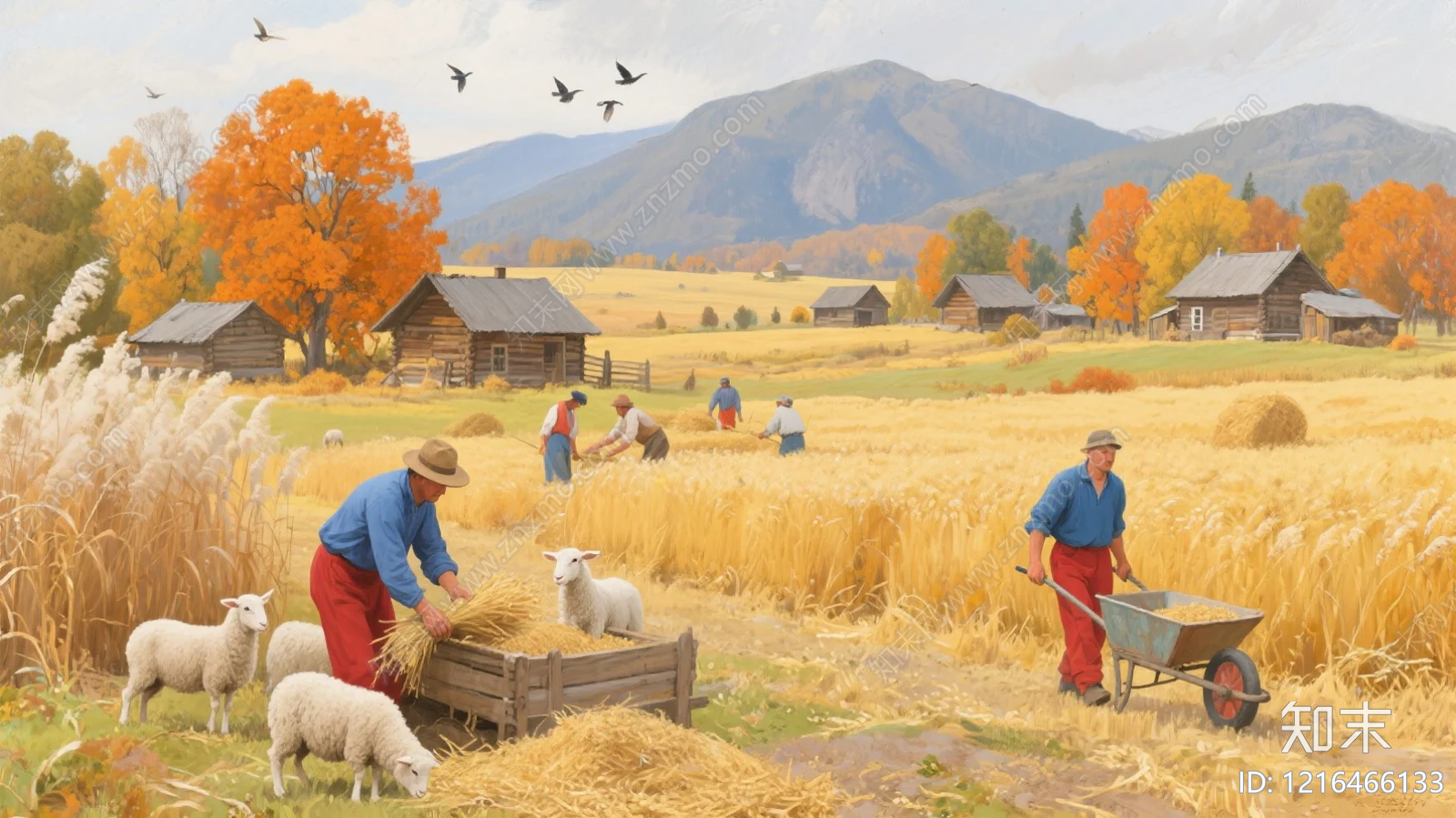 农田贴图下载【ID:1216466133】