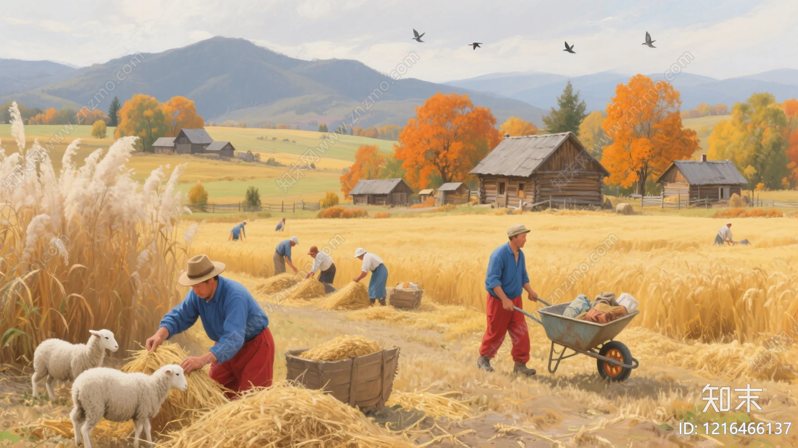 农田贴图下载【ID:1216466137】