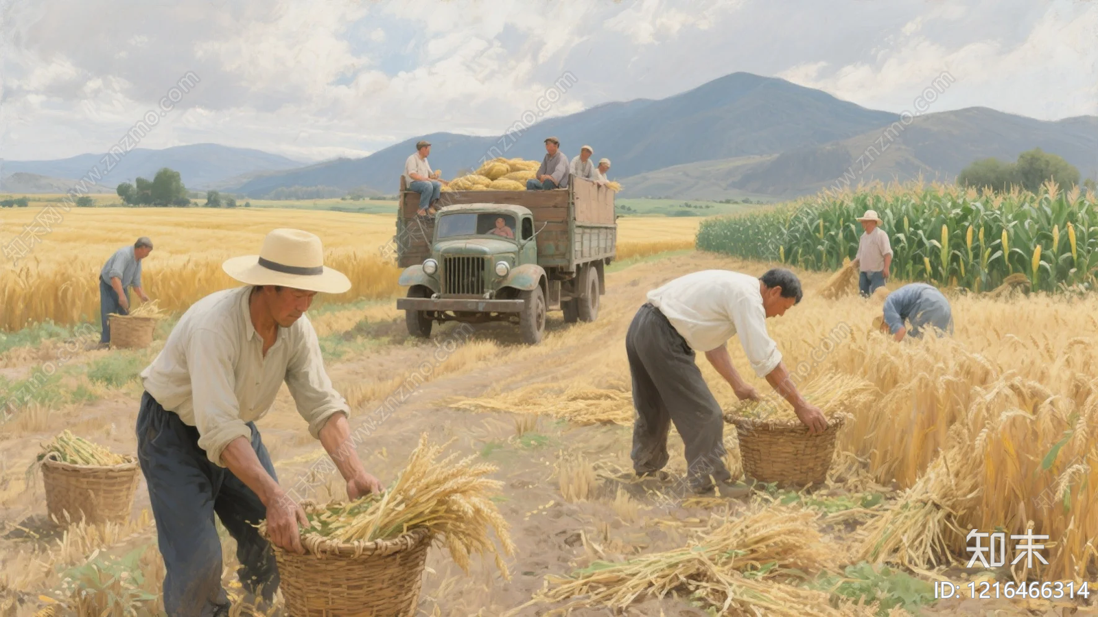 农田贴图下载【ID:1216466314】