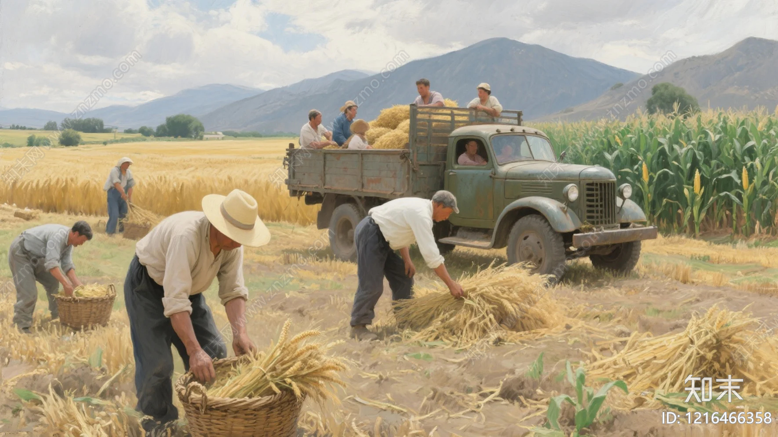 农田贴图下载【ID:1216466358】