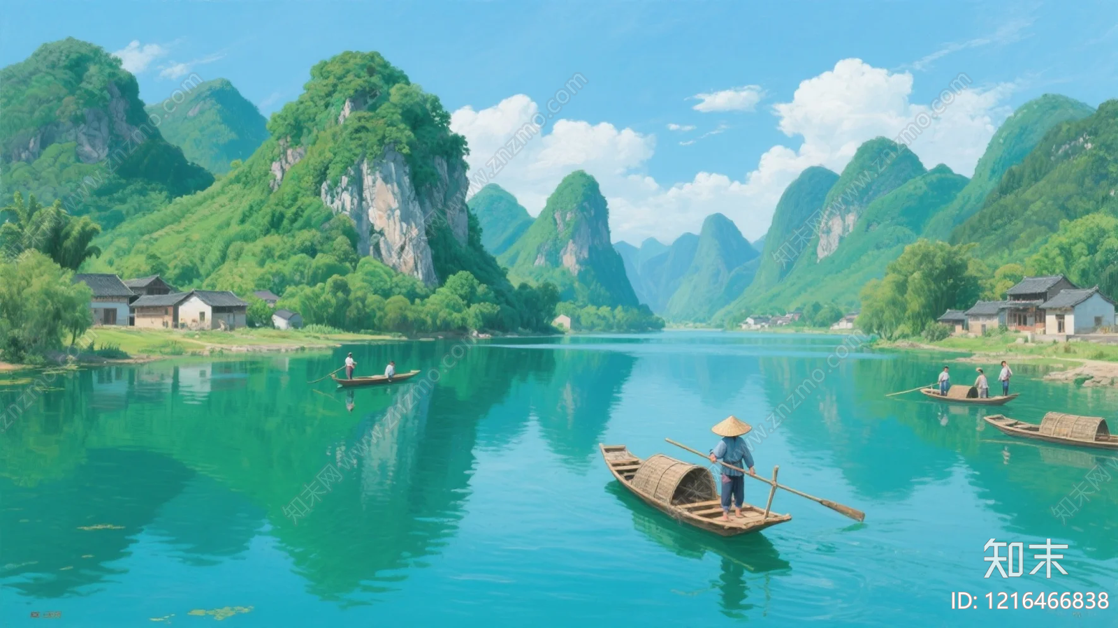 山水贴图下载【ID:1216466838】