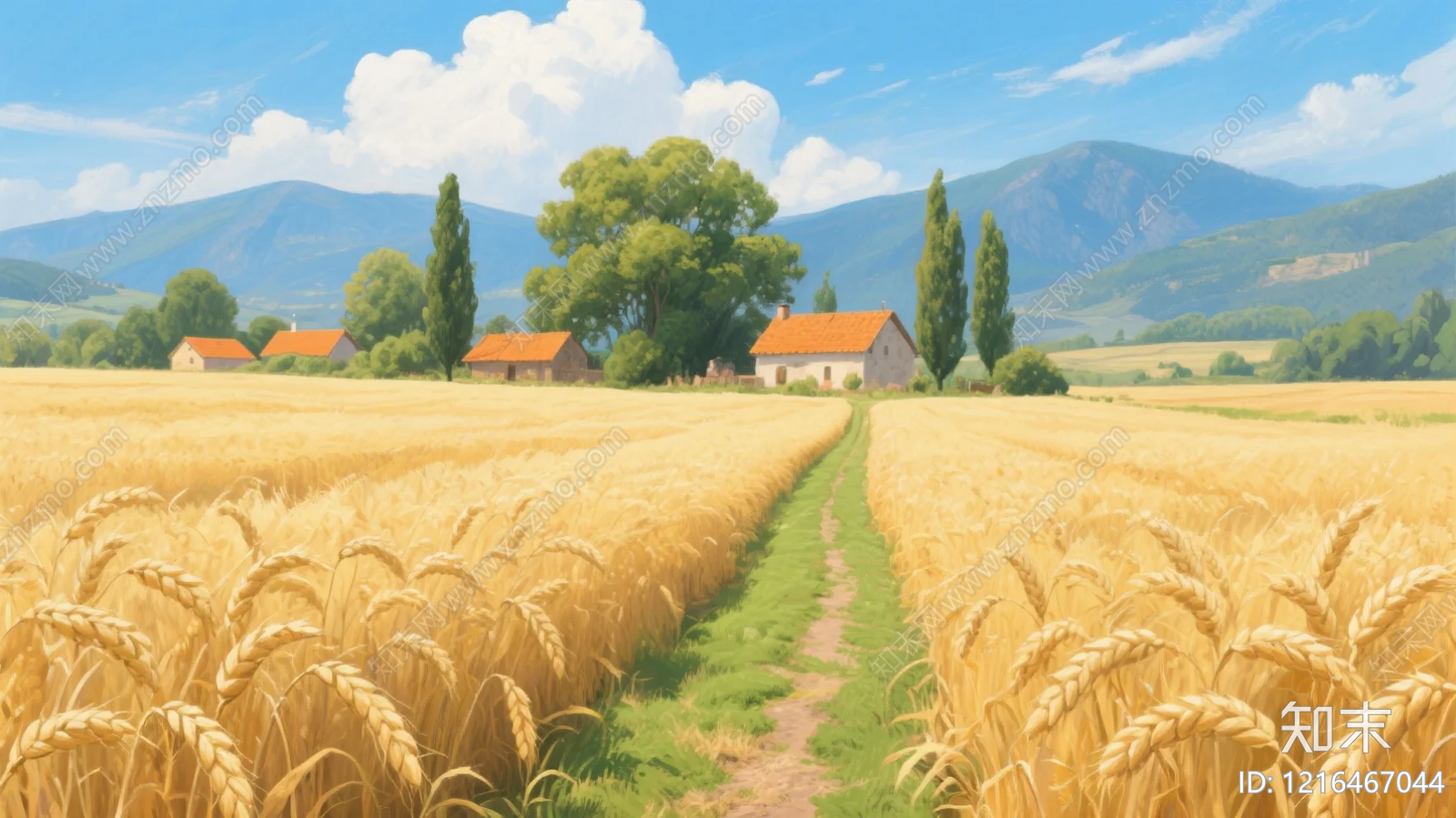 农田贴图下载【ID:1216467044】
