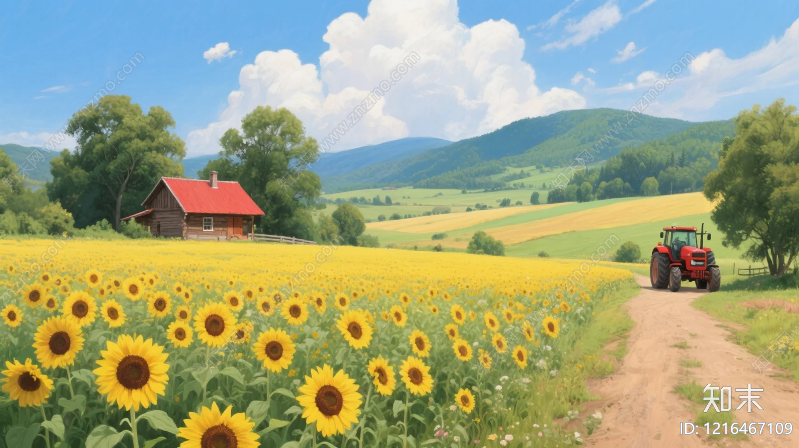 农田贴图下载【ID:1216467109】