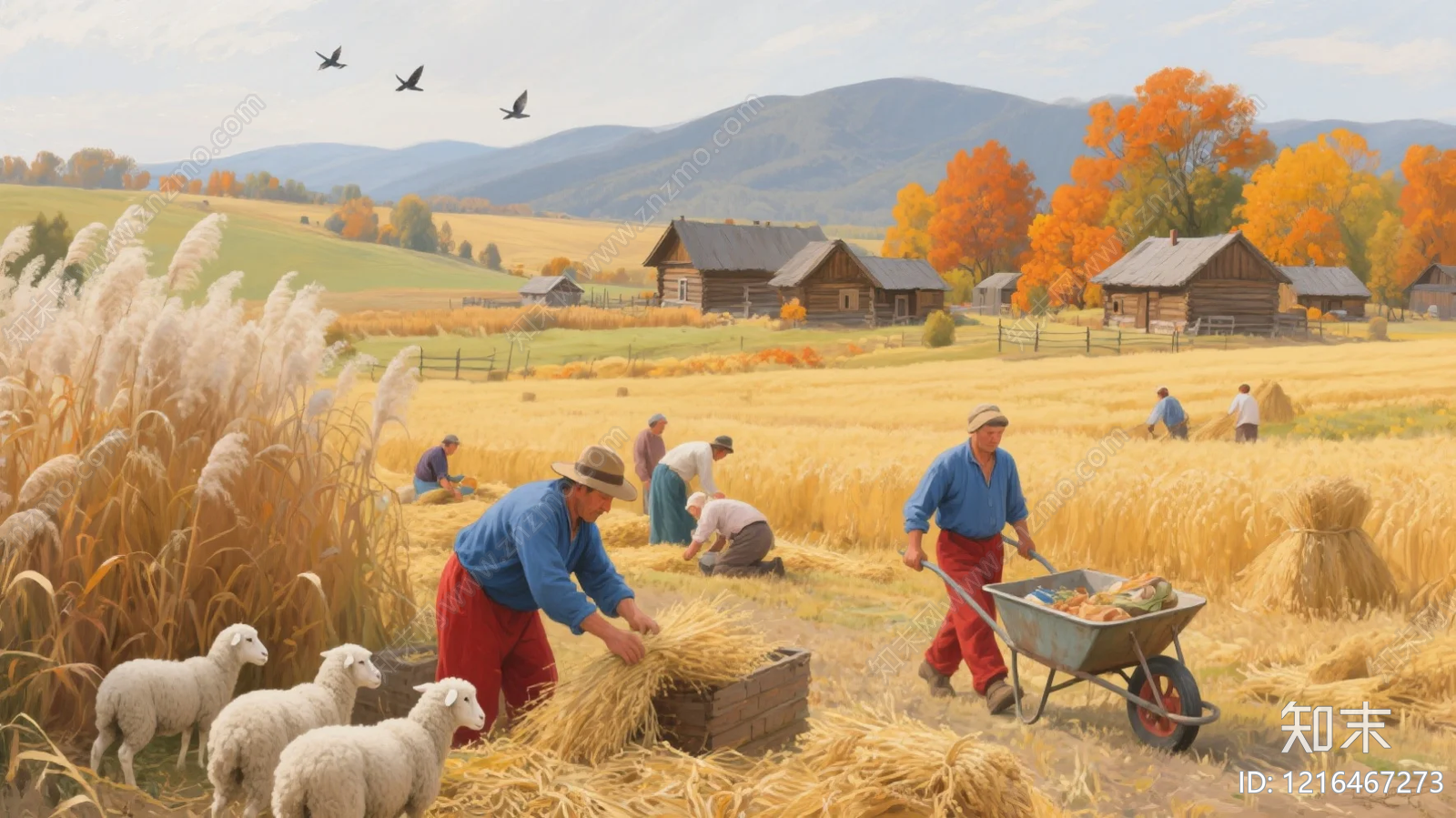 农田贴图下载【ID:1216467273】