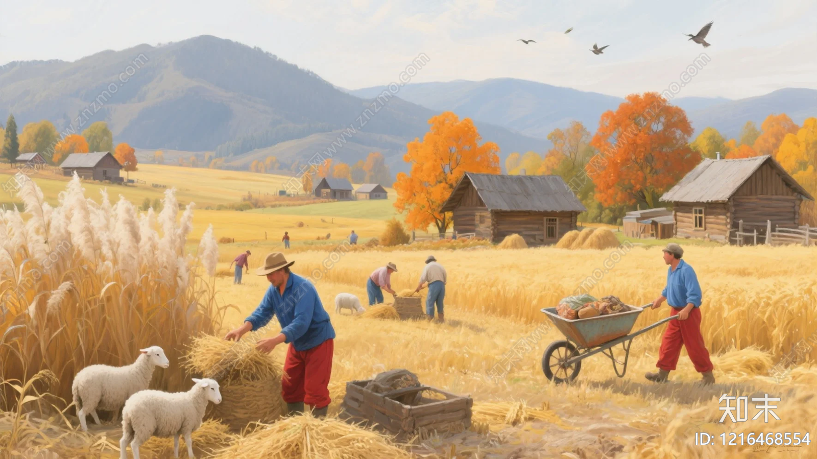 农田贴图下载【ID:1216468554】