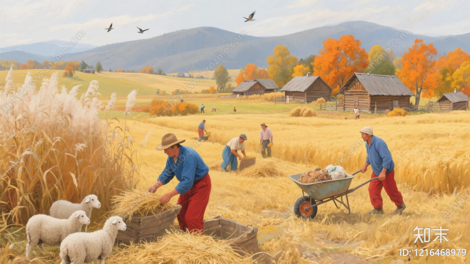 农田贴图下载【ID:1216468979】