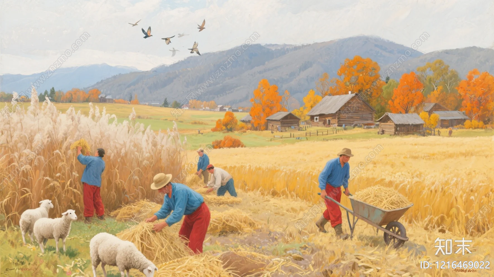 农田贴图下载【ID:1216469022】