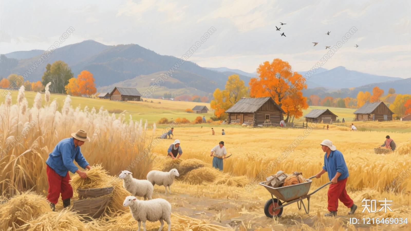 农田贴图下载【ID:1216469034】