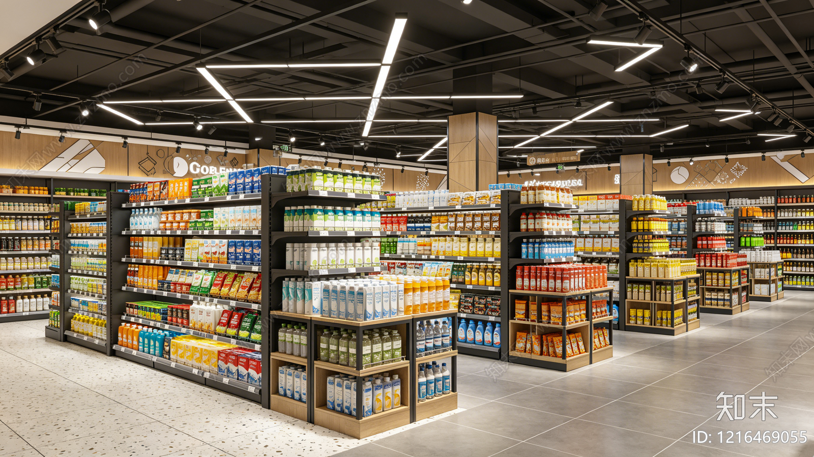 现代商场贴图下载【ID:1216469055】