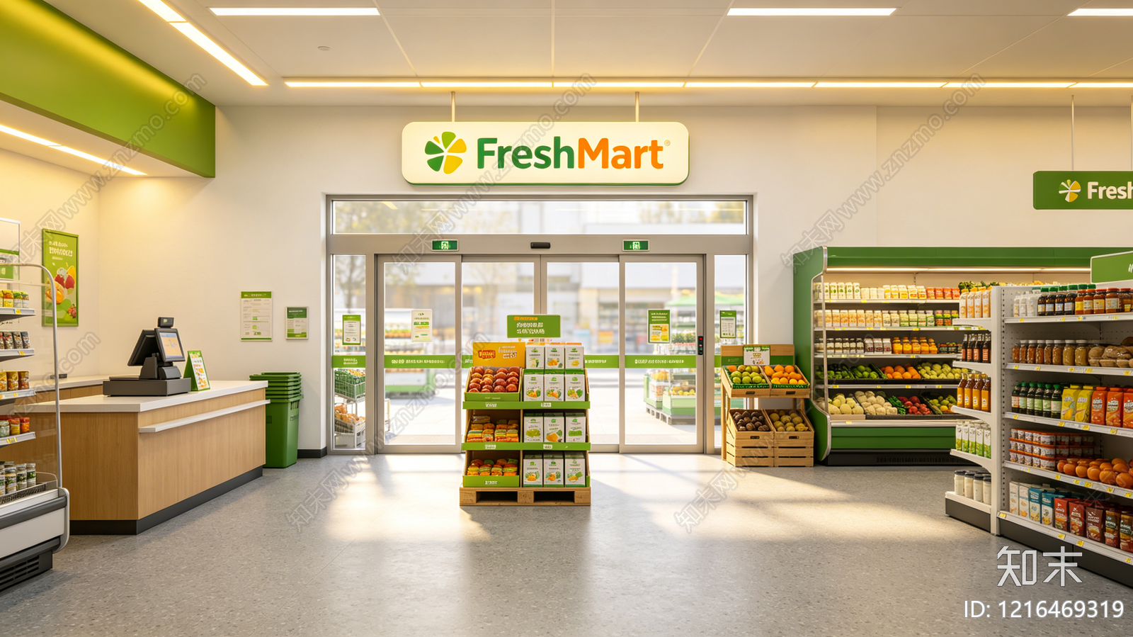 现代商场贴图下载【ID:1216469319】