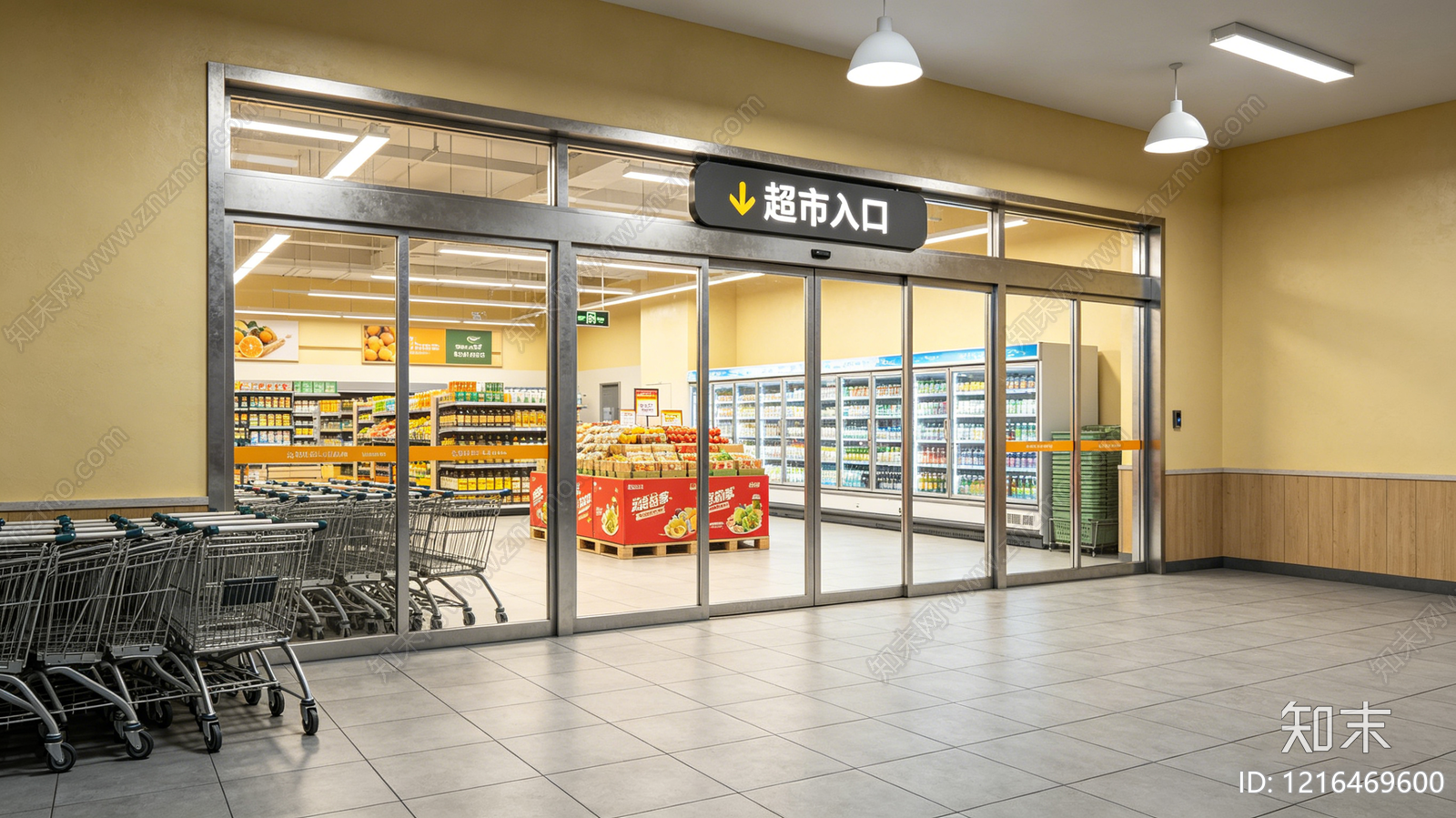 现代商场贴图下载【ID:1216469600】