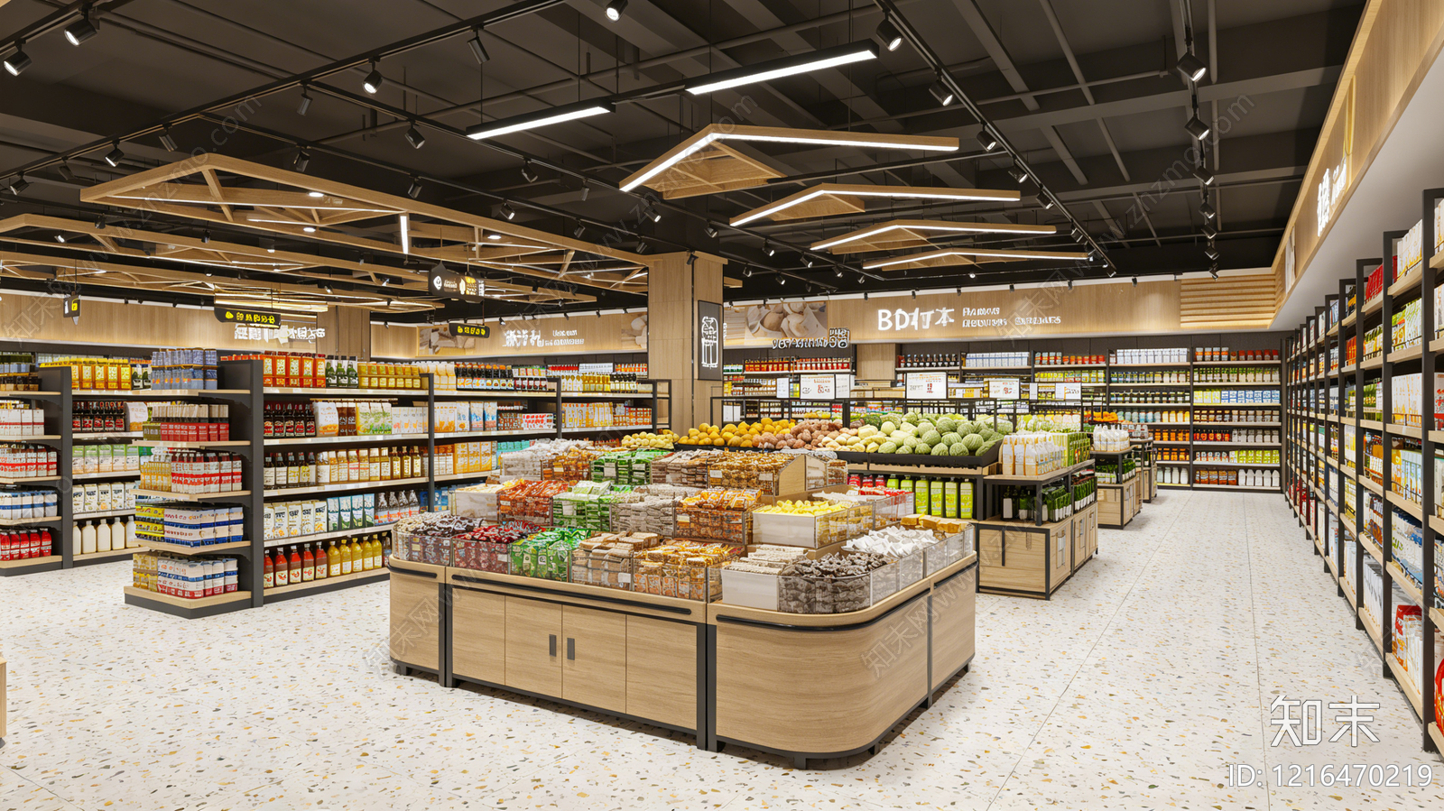 现代商场贴图下载【ID:1216470219】