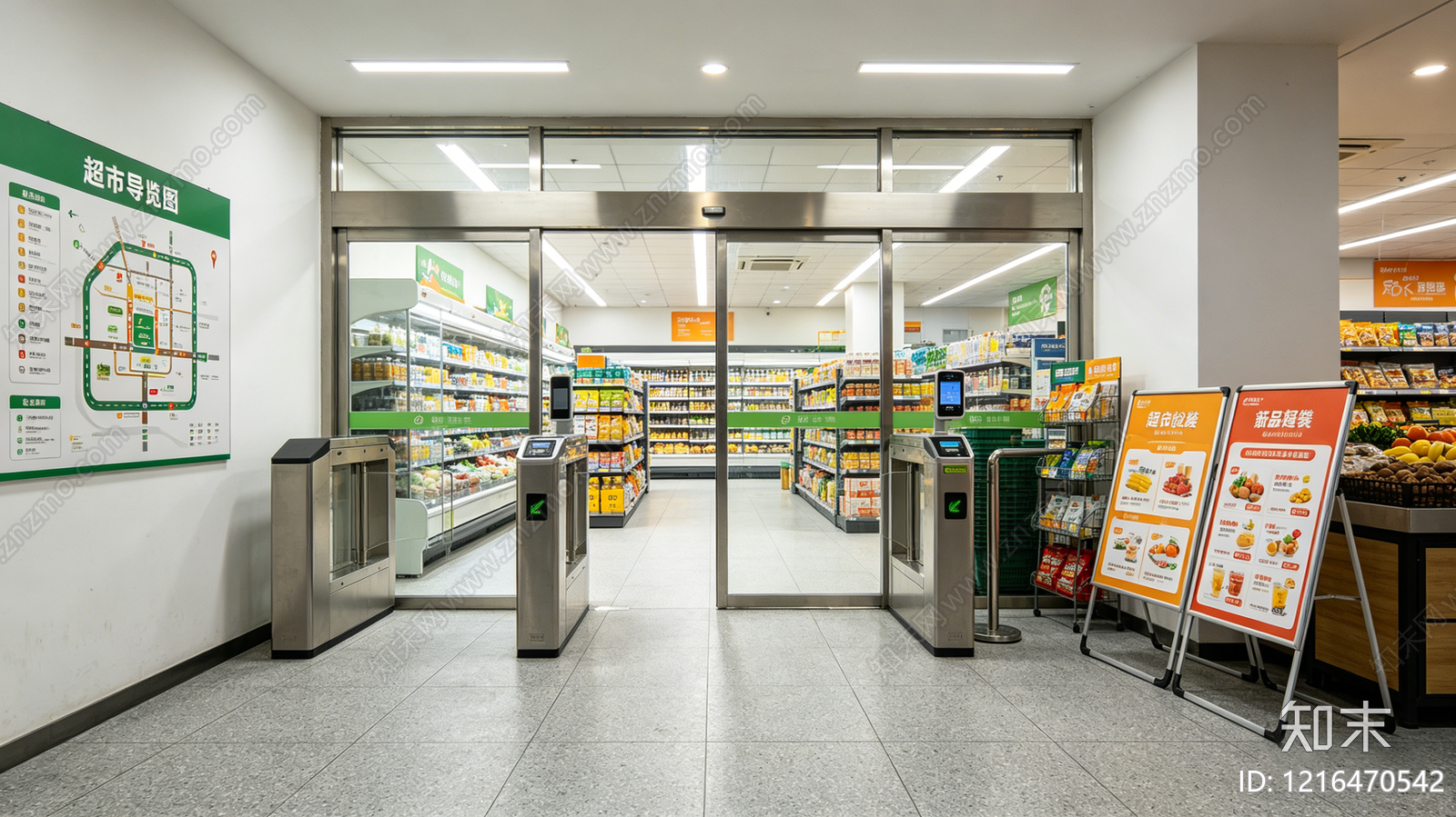 现代商场贴图下载【ID:1216470542】