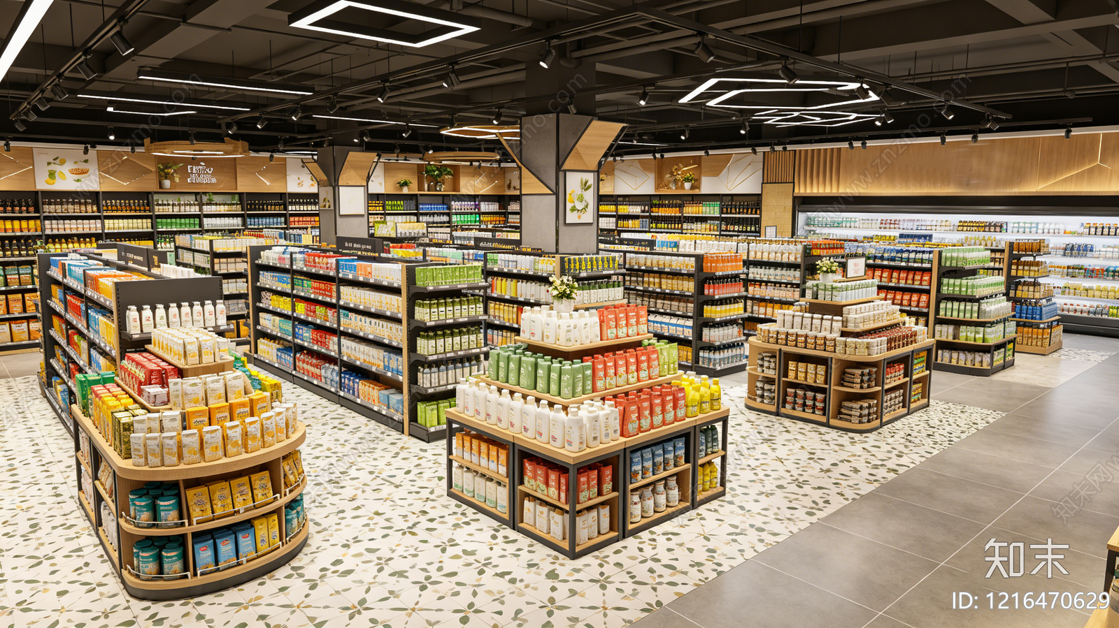 现代商场贴图下载【ID:1216470629】