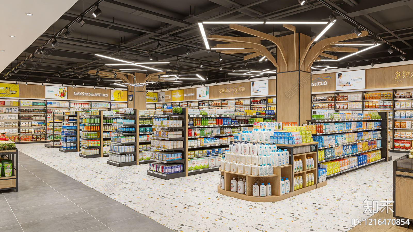 现代商场贴图下载【ID:1216470854】