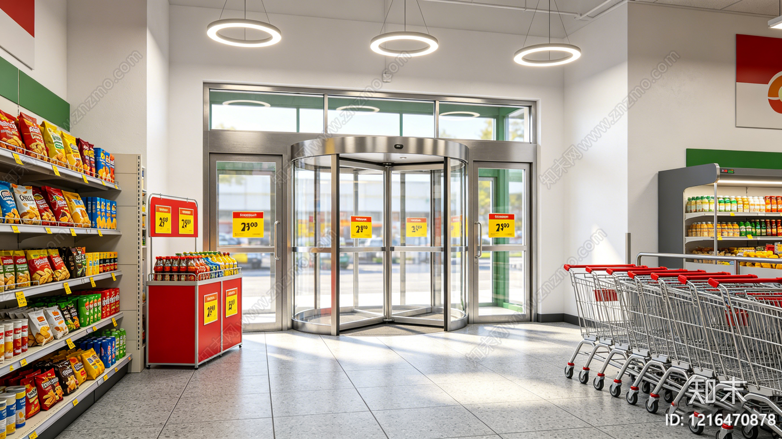 现代商场贴图下载【ID:1216470878】