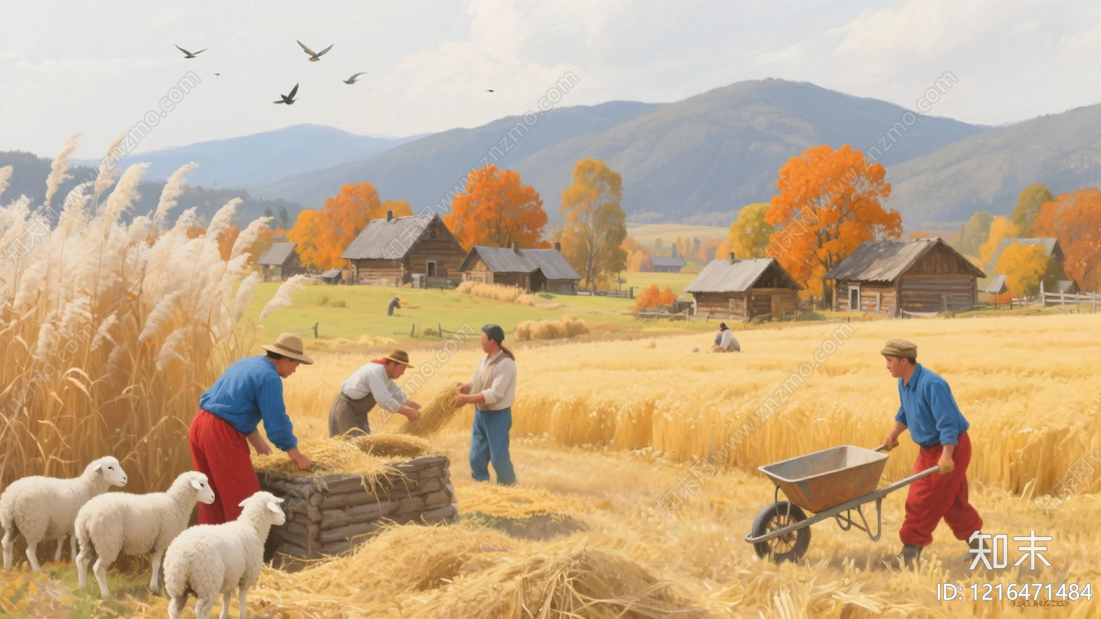 农田贴图下载【ID:1216471484】