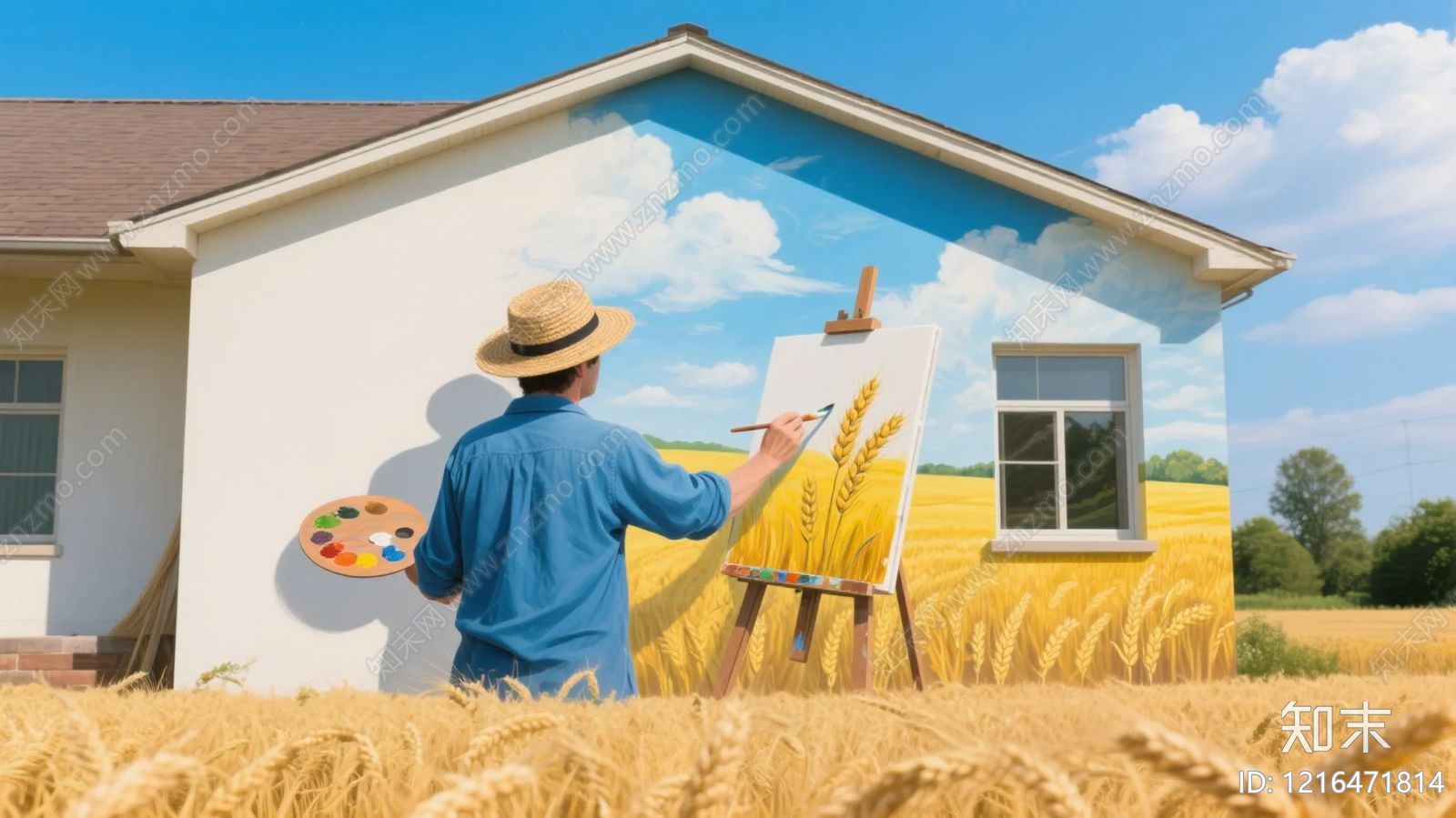 建筑外立面贴图下载【ID:1216471814】