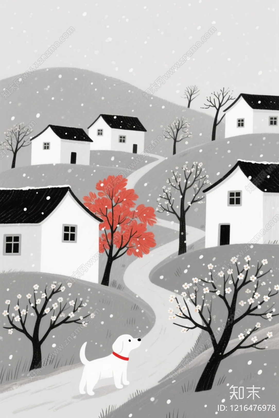 雪景贴图下载【ID:1216476978】