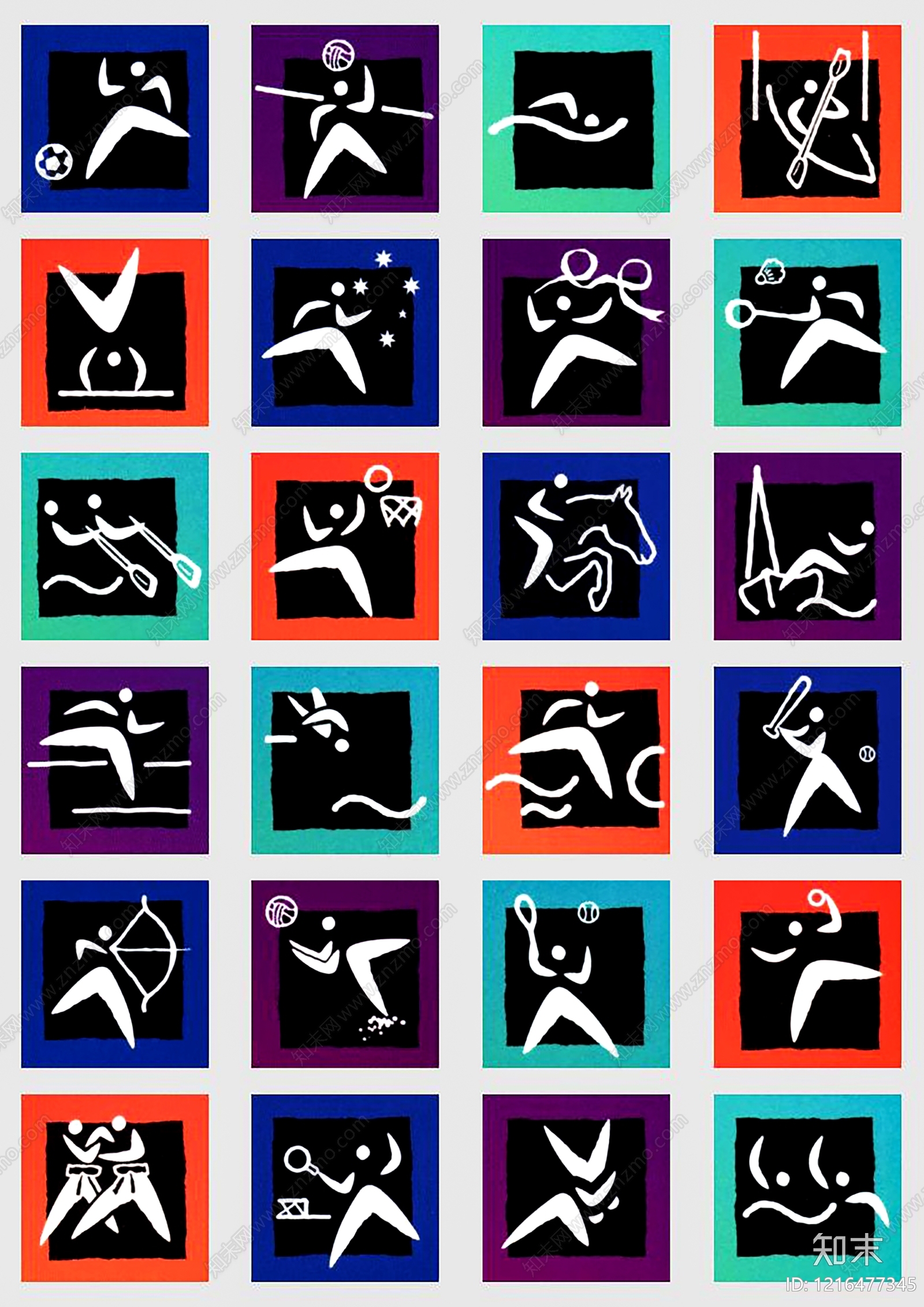 现代海报贴图下载【ID:1216477345】