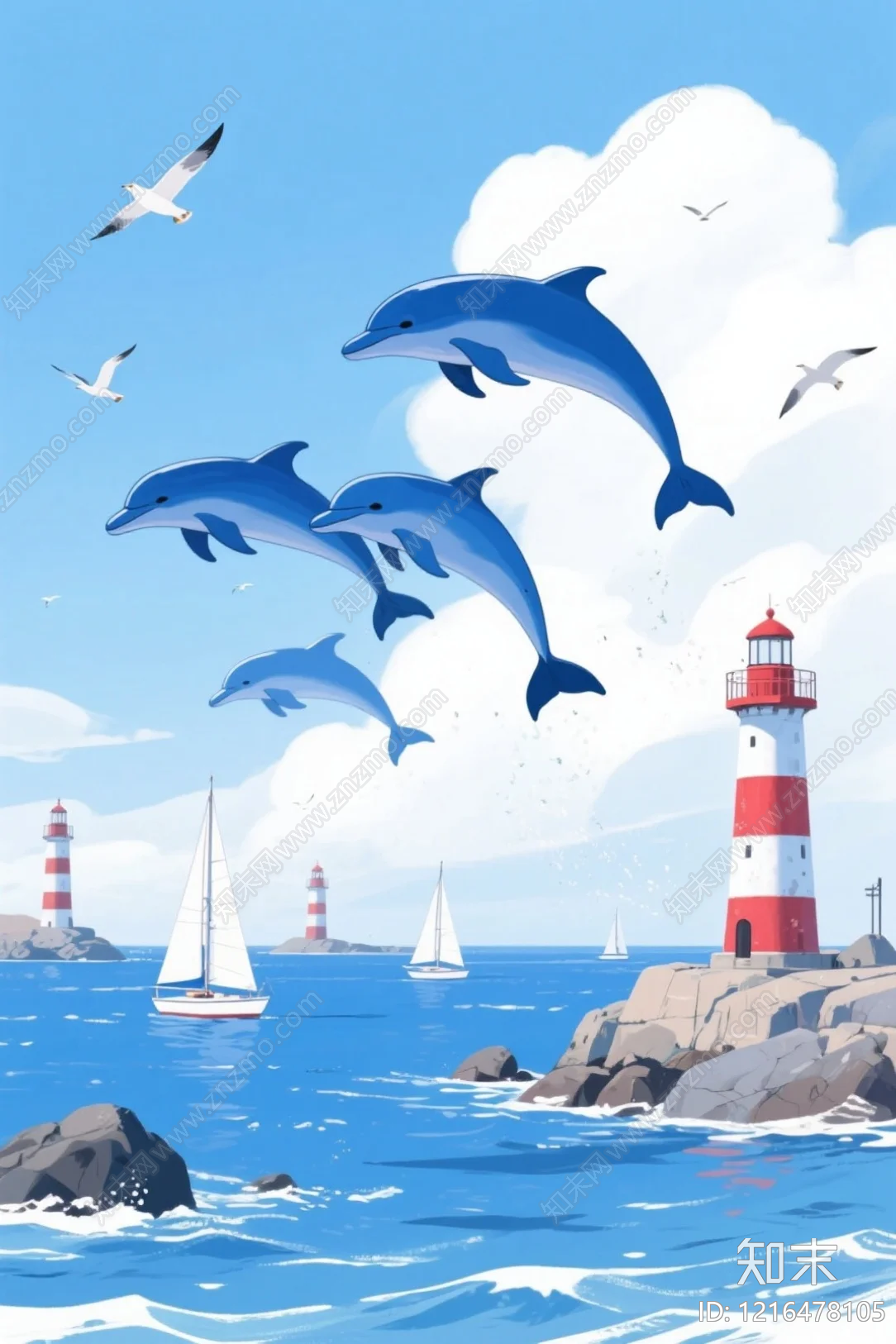 海洋贴图下载【ID:1216478105】