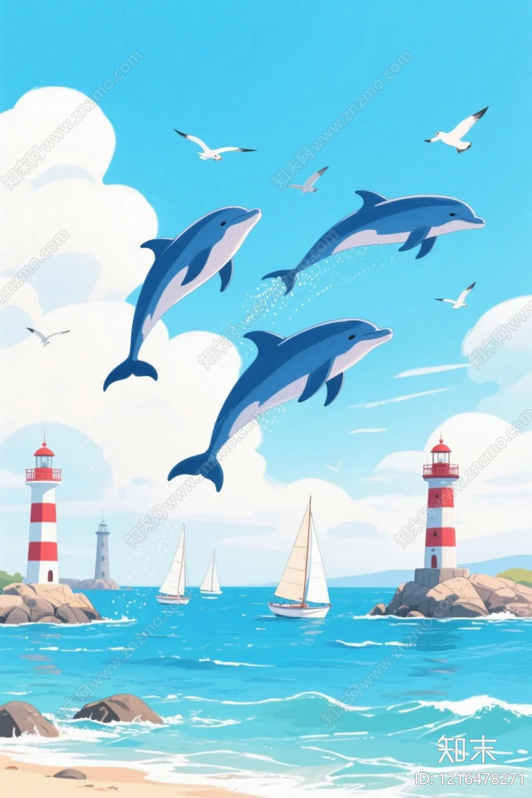 海洋贴图下载【ID:1216478271】