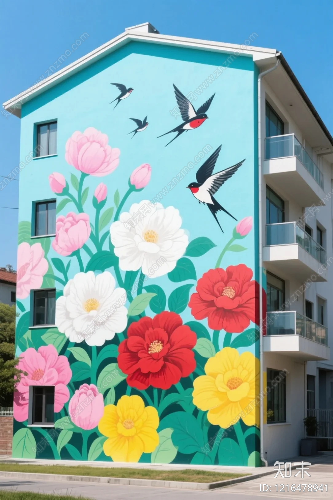 彩色涂料贴图下载【ID:1216478941】