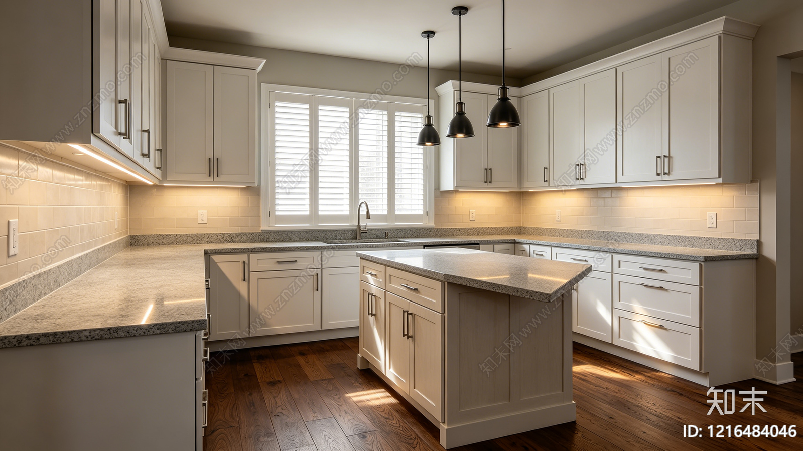 现代厨房贴图下载【ID:1216484046】