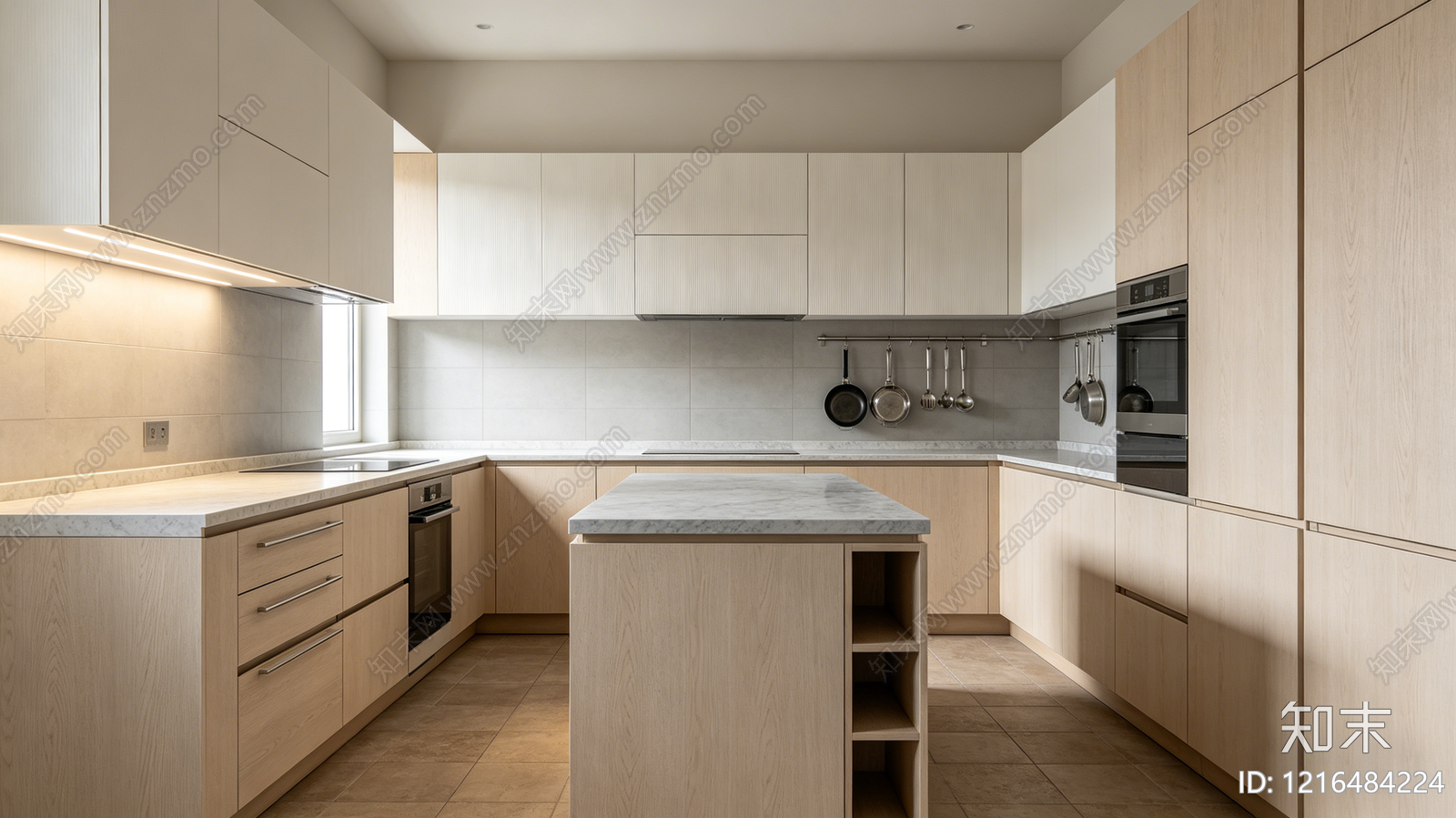 现代厨房贴图下载【ID:1216484224】