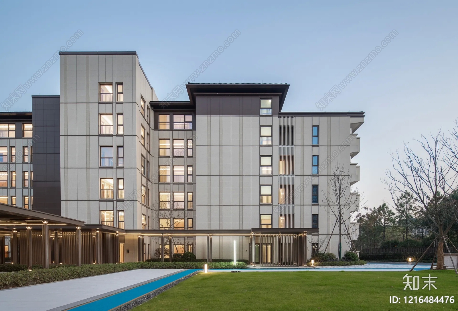 建筑外立面贴图下载【ID:1216484476】