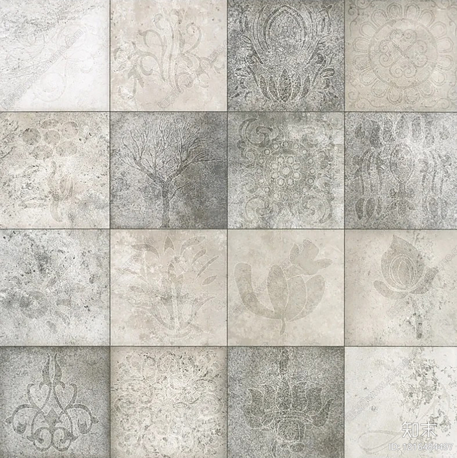 现代艺术砖贴图下载【ID:1216484497】