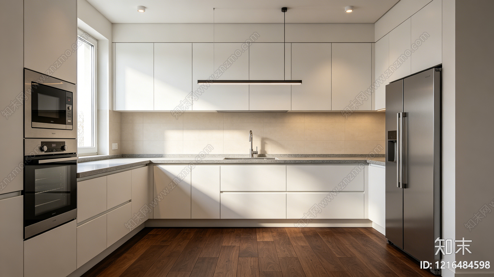 现代厨房贴图下载【ID:1216484598】