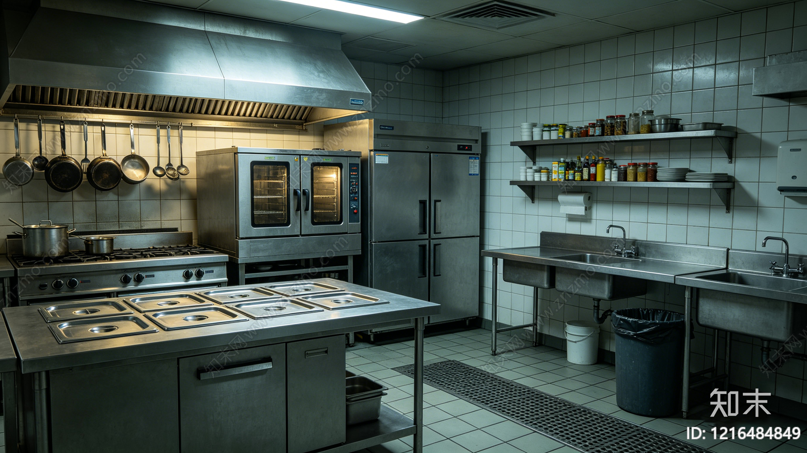 工业厨房贴图下载【ID:1216484849】