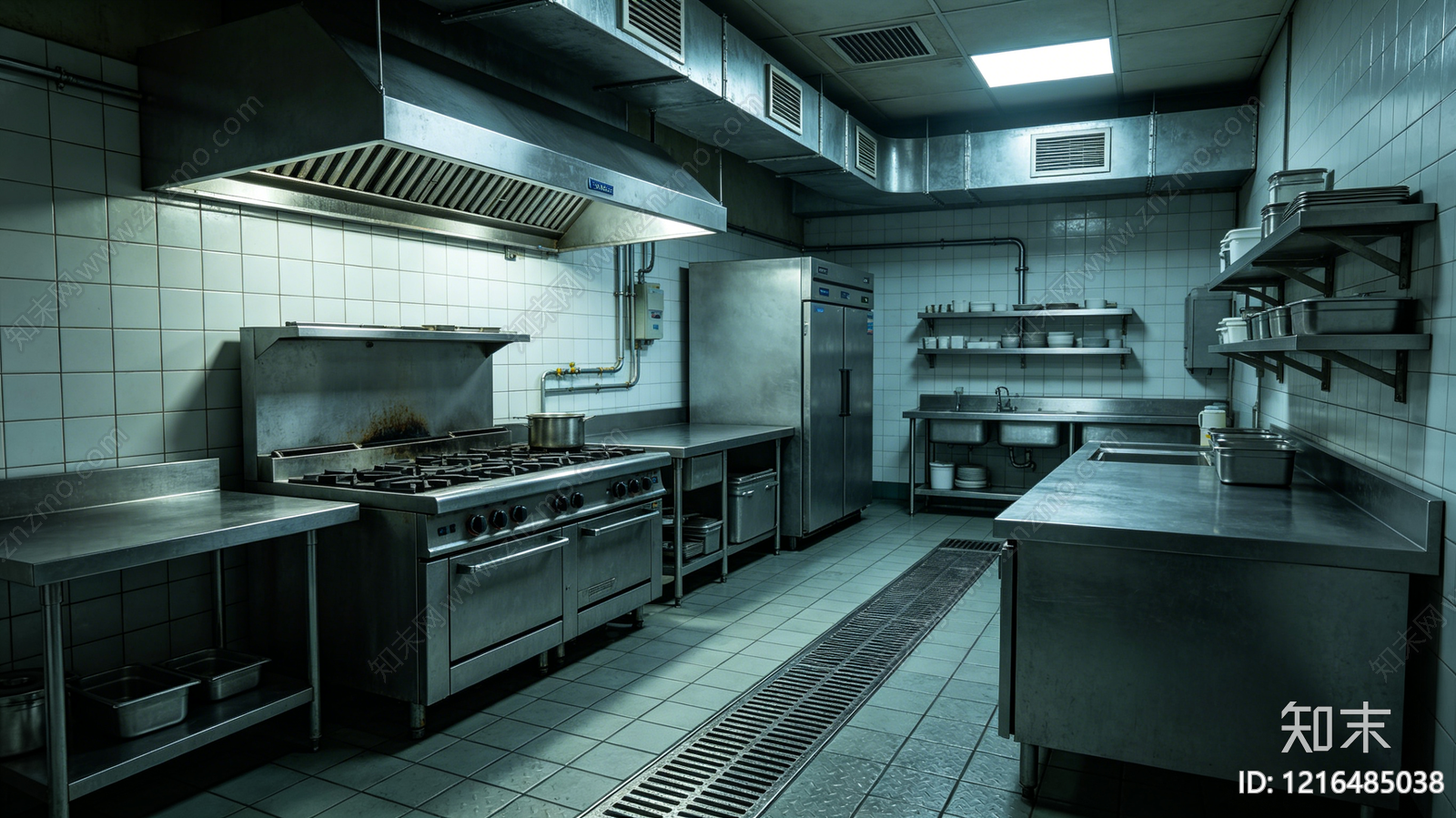 工业厨房贴图下载【ID:1216485038】