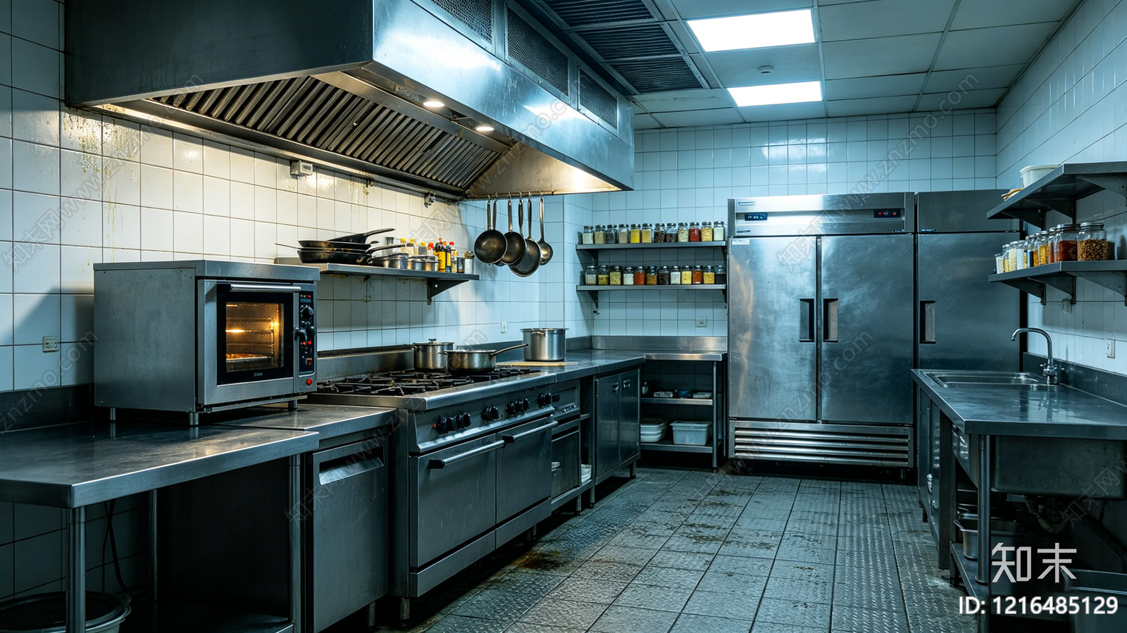 工业厨房贴图下载【ID:1216485129】
