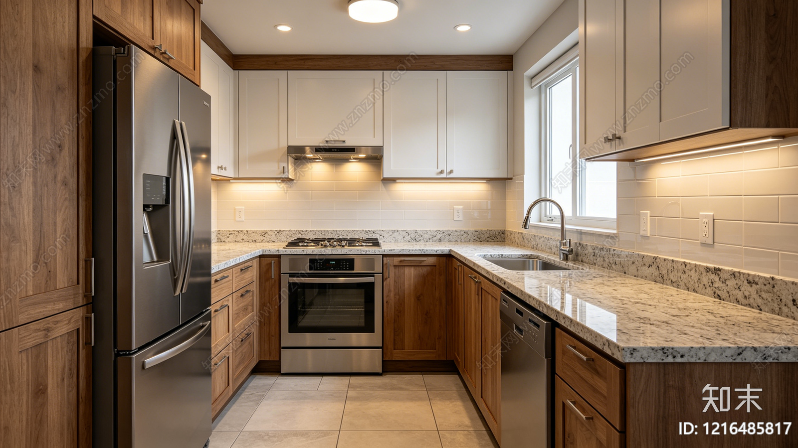 现代厨房贴图下载【ID:1216485817】