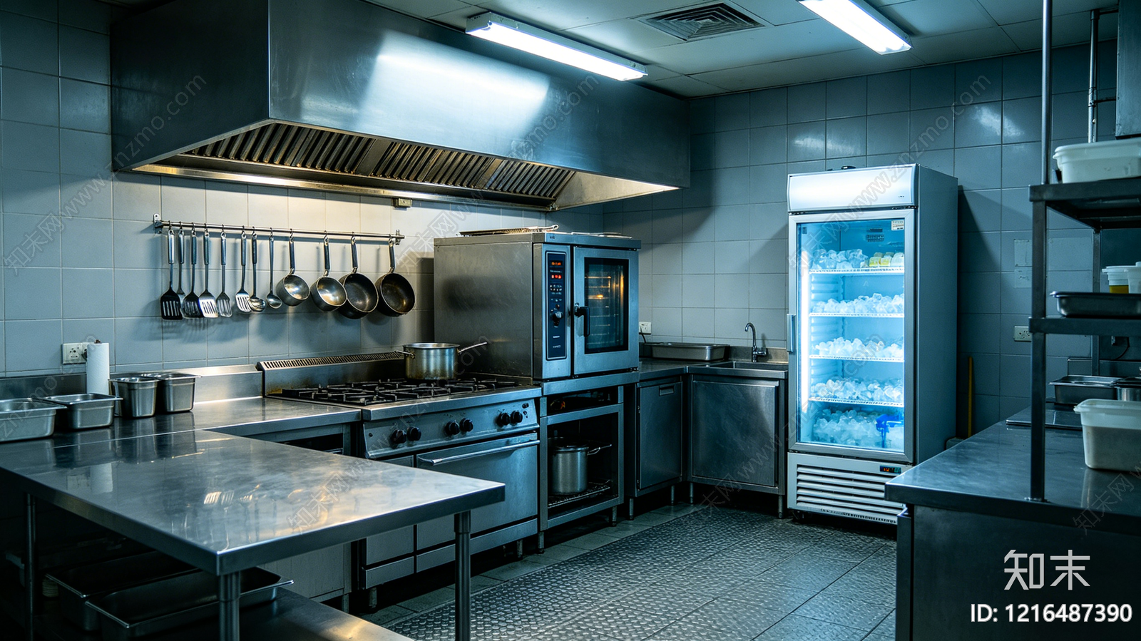 工业厨房贴图下载【ID:1216487390】
