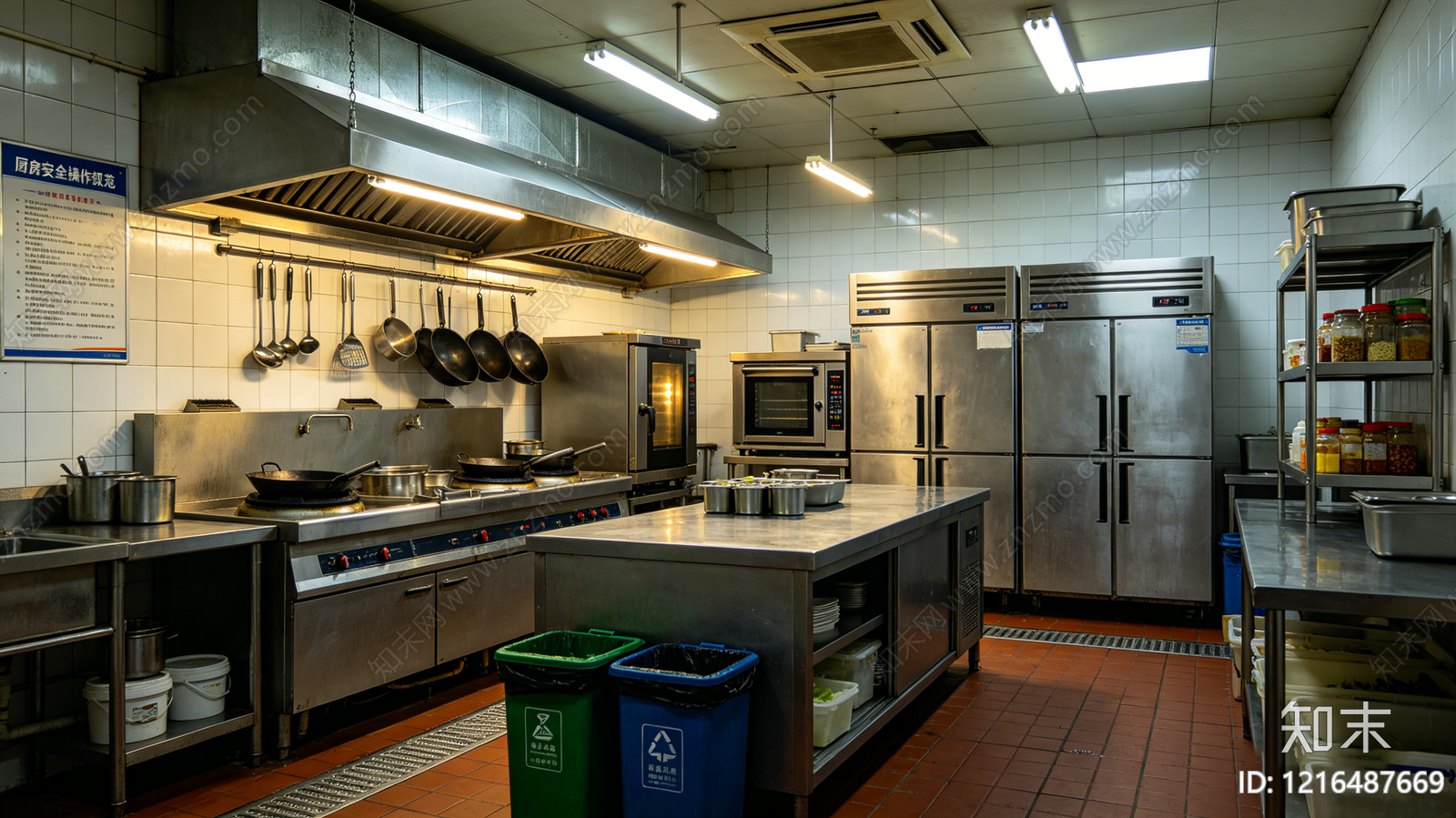 工业厨房贴图下载【ID:1216487669】