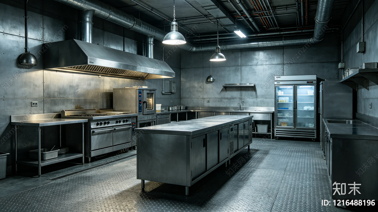 工业厨房贴图下载【ID:1216488196】