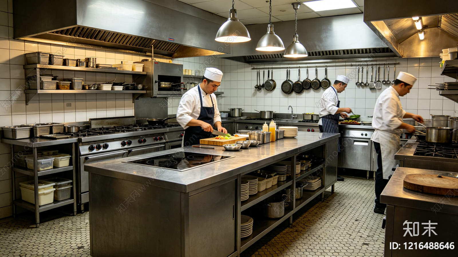 工业厨房贴图下载【ID:1216488646】