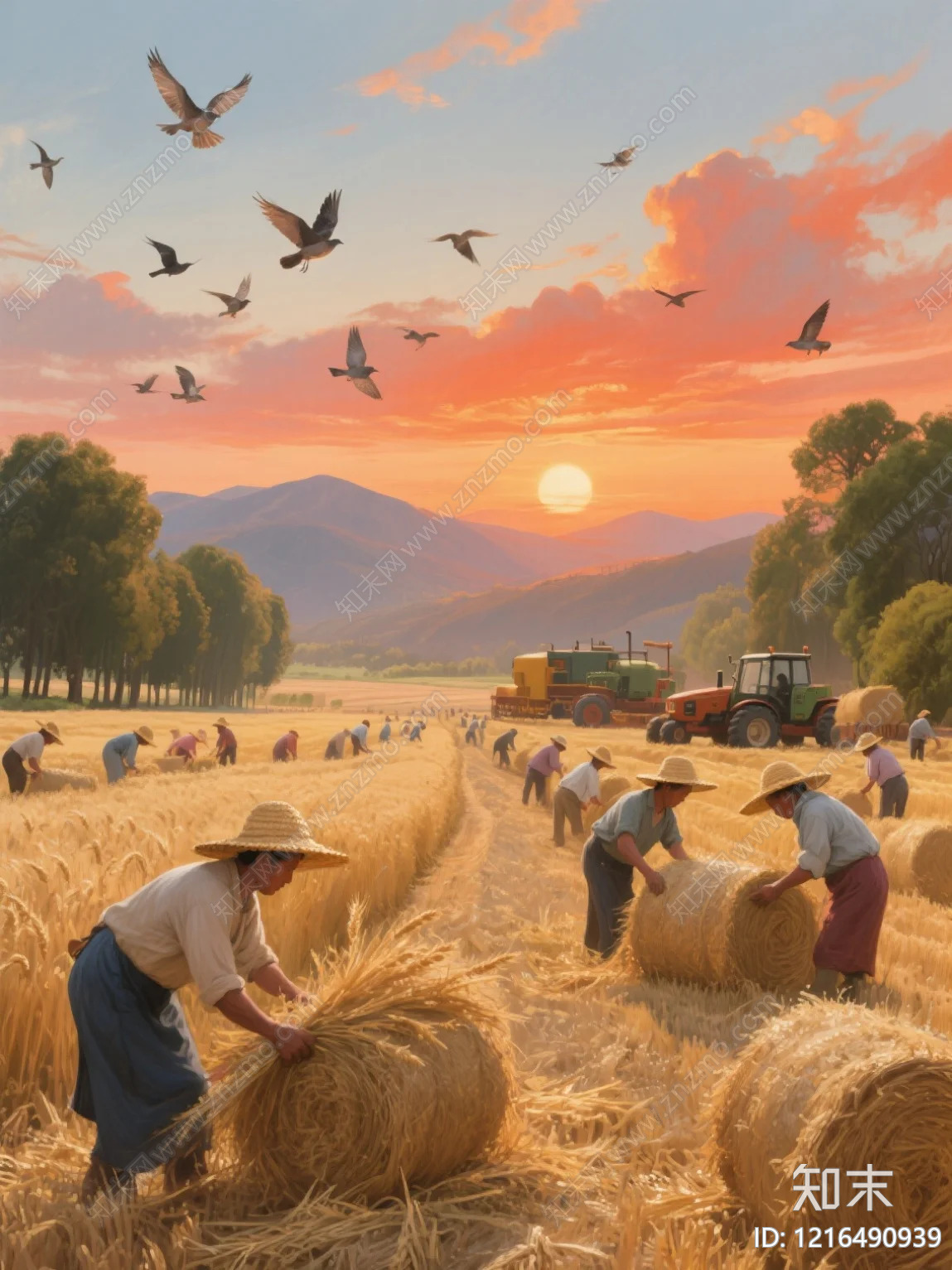 农田贴图下载【ID:1216490939】