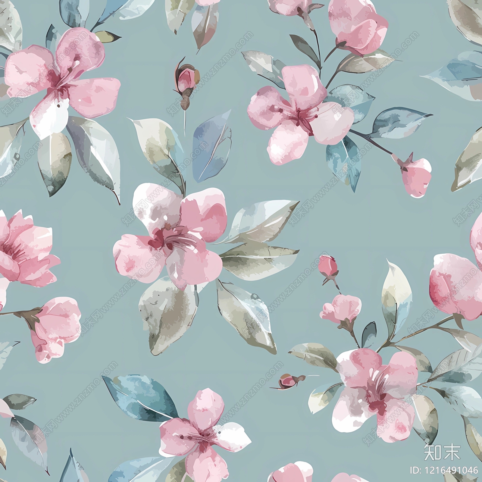 水彩背景贴图下载【ID:1216491046】