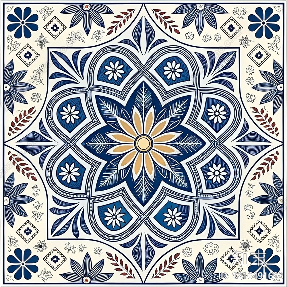 花纹砖贴图下载【ID:1216491693】